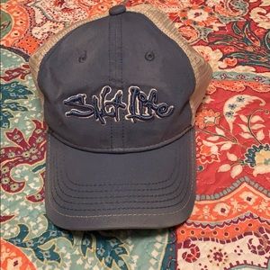 Salt Life💕 youth hat in distressed blue!!